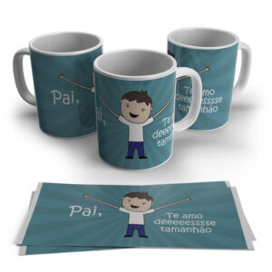 Caneca Personalizada Dia Dos Pais Abraço