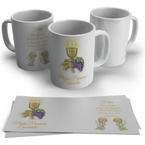 Caneca Personalizada Primeira Eucaristia Comunhão