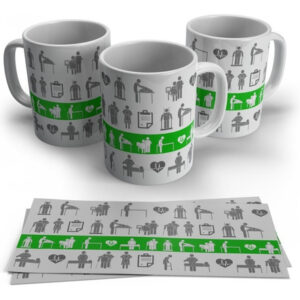 Caneca Personalizada Profissões - Fisioterapia