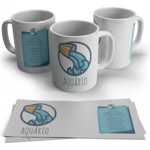 Caneca Personalizada Presente Signo Aquário