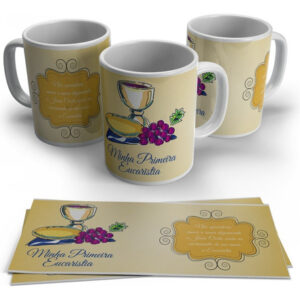 Caneca Personalizada Religião - Minha Primeira Eucarístia