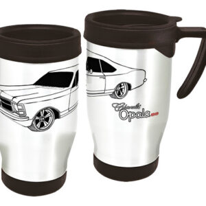 Copo Caneca Térmica Carros Opala Branco