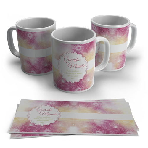 Caneca Personalizada Dia Das Mães - Aguarela