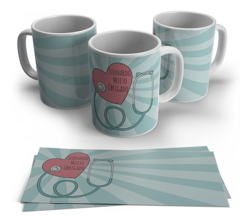 Caneca Personalizada Profissões - Médica / Enfermeira