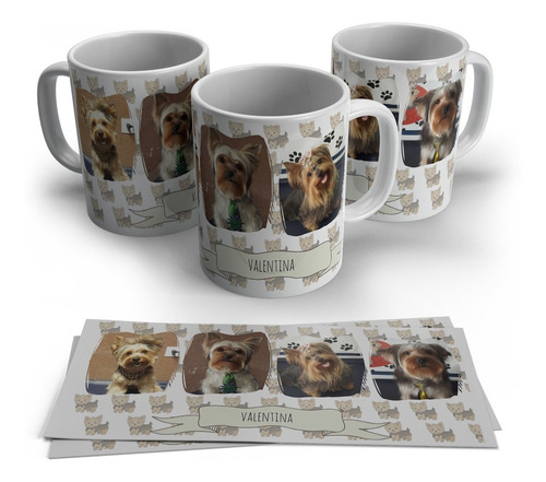Caneca Personalizada Cachorros Com Fotos