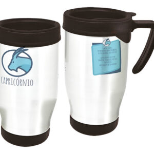 Copo Caneca Térmica Signo Capricórnio Branco