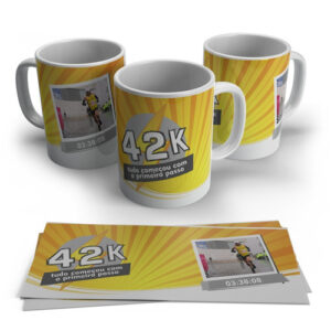 Caneca Com Nome E Foto - Corrida De Rua Maratona