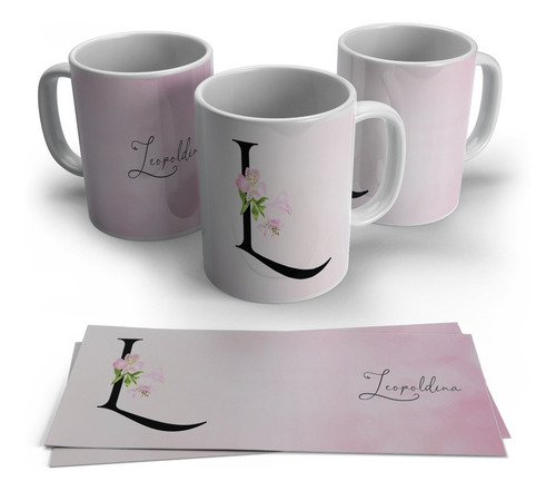 Caneca Personalizada Inicial Do Nome