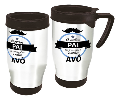 Copo Caneca Térmica O Melhor Avô Branco