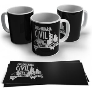 Caneca Personalizada Profissões - Engenharia Civil