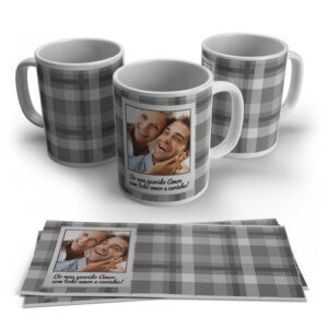 Caneca Personalizada Com Foto - Xadrez