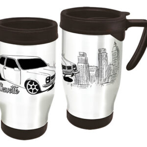 Copo Caneca Térmica Carros Chevette Branco