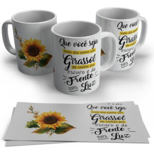 Caneca Personalizada Girassol