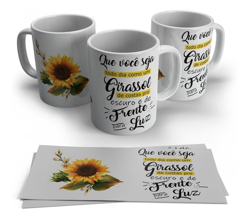 Caneca Personalizada Girassol