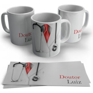 Caneca Personalizada Profissões - Médico Novo!