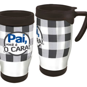 Copo Caneca Térmica Dia Dos Pais - Pai Você É O Cara Branco Pai