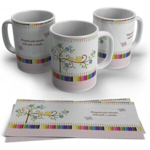 Caneca Personalizada - Dia Dos Professores Lápis De Cor