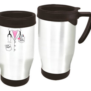 Copo Caneca Térmica Profissão Médica Colar Branco