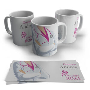 Caneca Personalizada Com Nome - Outubro Rosa