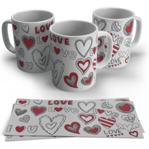 Caneca Personalizada Dia Dos Namorados Coração Love