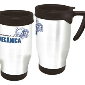 Copo Caneca Térmica Profissão Engenharia Mecânica Branca Branco