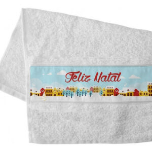Toalha De Lavabo Feliz Natal ( 5 Unidades )