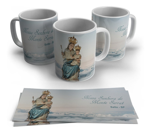 Caneca Personalizada Nossa Senhora Do Monte Serrat