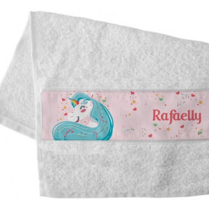 Toalha De Lavabo Unicórnio ( 2 Toalhas )