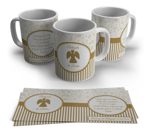 Caneca Personalizada Presente Batizado Madrinha E Padrinho