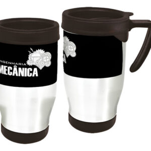 Copo Caneca Térmica Profissão Engenharia Mecânica Branco
