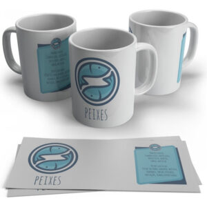 Caneca Personalizada Presente Signo Peixes