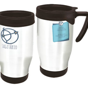 Copo Caneca Térmica Signo Sagitário Branco