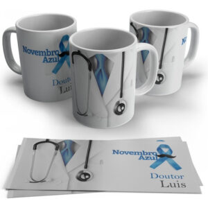 Caneca Personalizada Com Nome - Novembro Azul