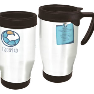 Copo Caneca Térmica Signo Escorpião Branco