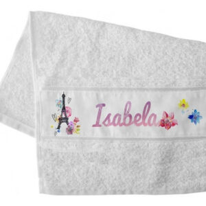 Toalha De Lavabo Torre Eiffel ( 5 Unidades )