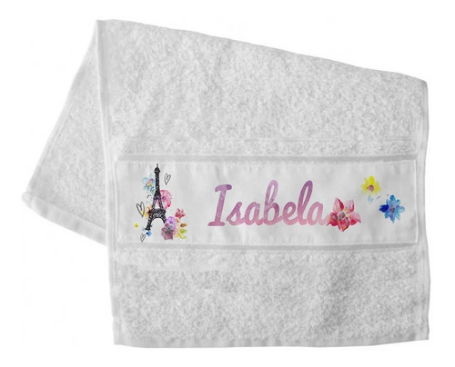 Toalha De Lavabo Torre Eiffel ( 5 Unidades )