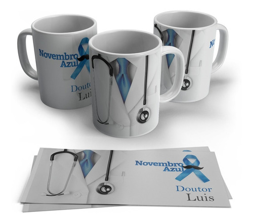 Caneca Personalizada Novembro Azul