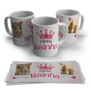 Caneca Personalizada Dia Das Mães - Minha rainha